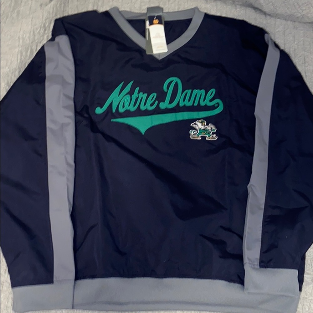 Notre Dame Embroidered Wind Breaker